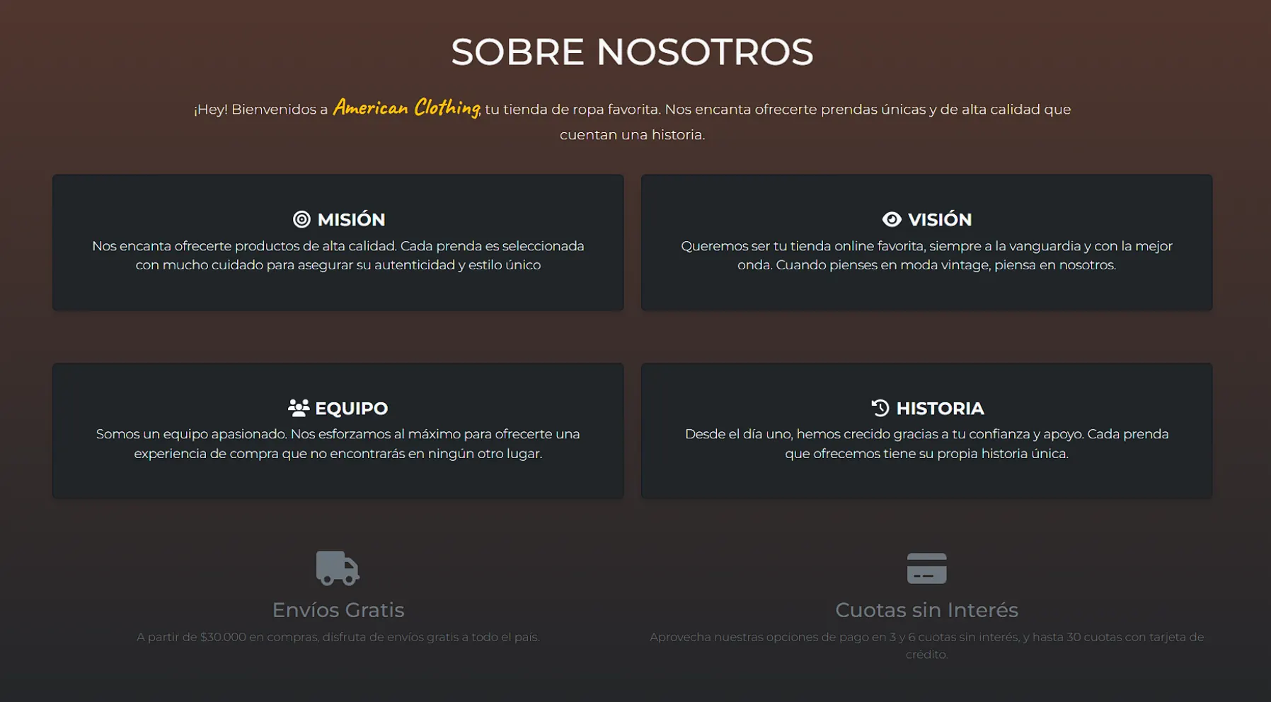 Captura de pantalla 3 de American Clothing